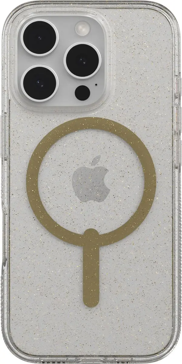 ZAGG Milan Snap Mag iPhone 16 Pro Hoesje - Gold Glitter - 702315128