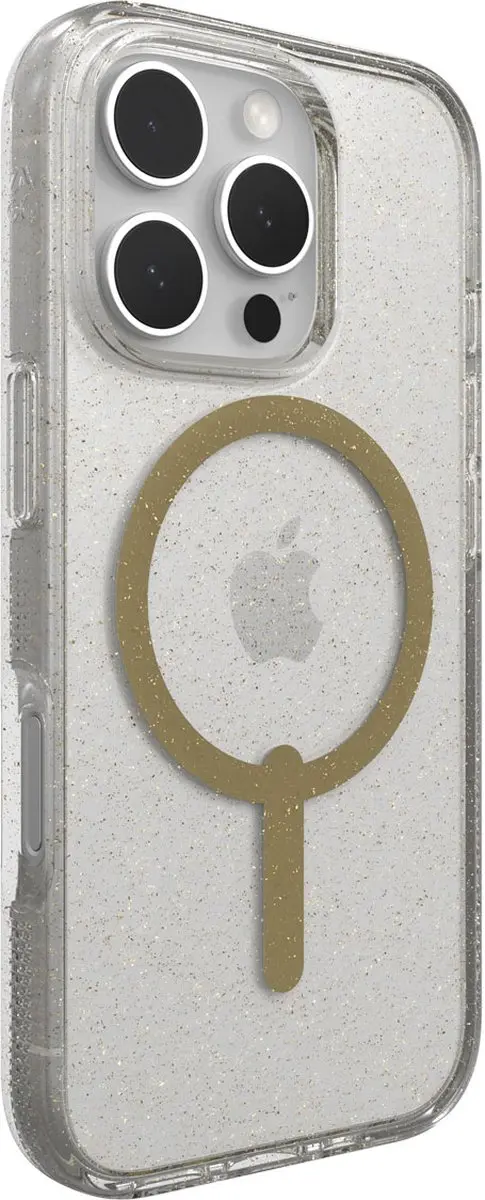 ZAGG Milan Snap Mag iPhone 16 Pro Hoesje - Gold Glitter - 702315128