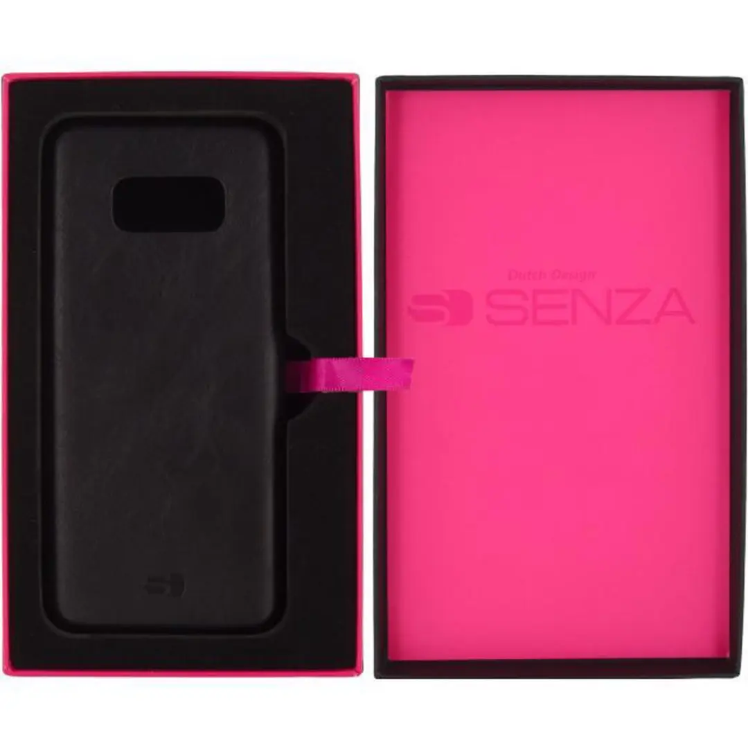 Senza Pure Leather Cover Samsung Galaxy S8+ LEACVR1027 - Zwart - afbeelding 6 van 6