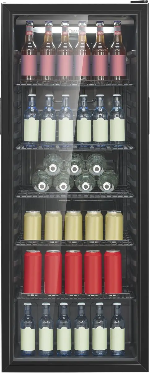Bomann KSG 7292 Glasdeurkoelkast 236L