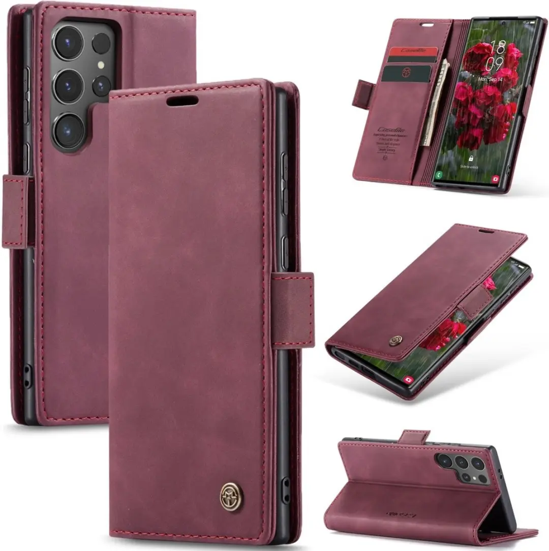 Caseme 013 Book Case Hoesje Samsung Galaxy S25 Ultra
