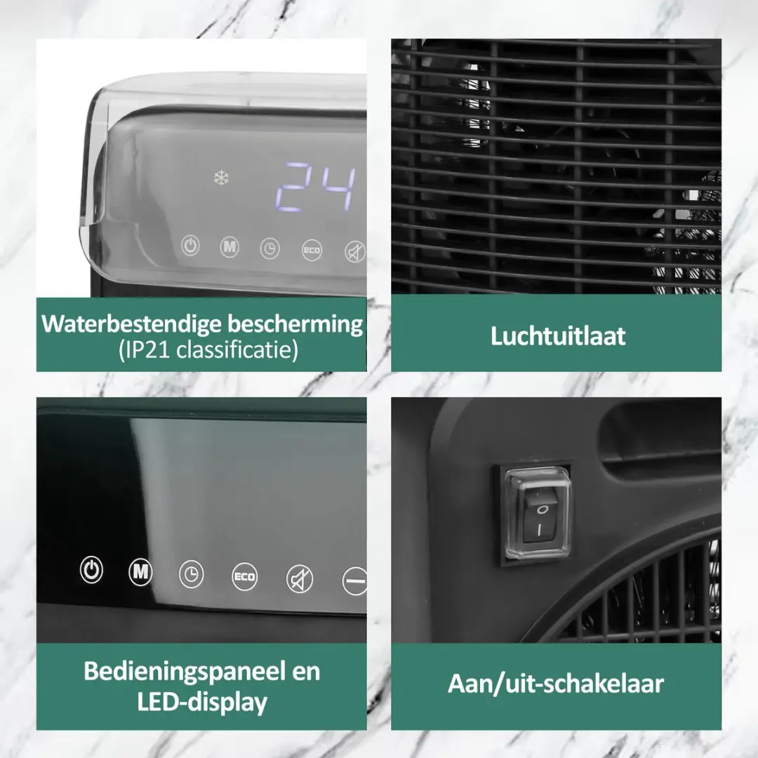 Emerio FH-215085.1 Ventilator Kachel 2000W - Zwart