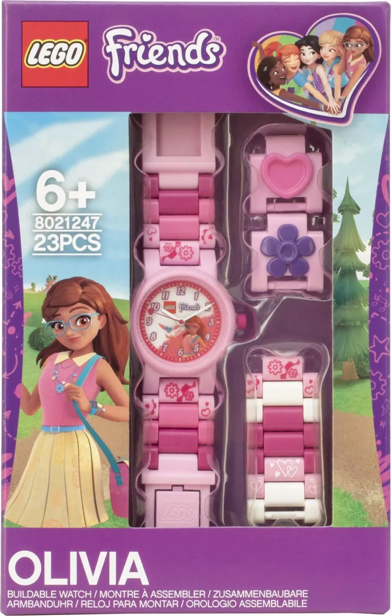 LEGO Friends Olivia Kinderhorloge - Roze