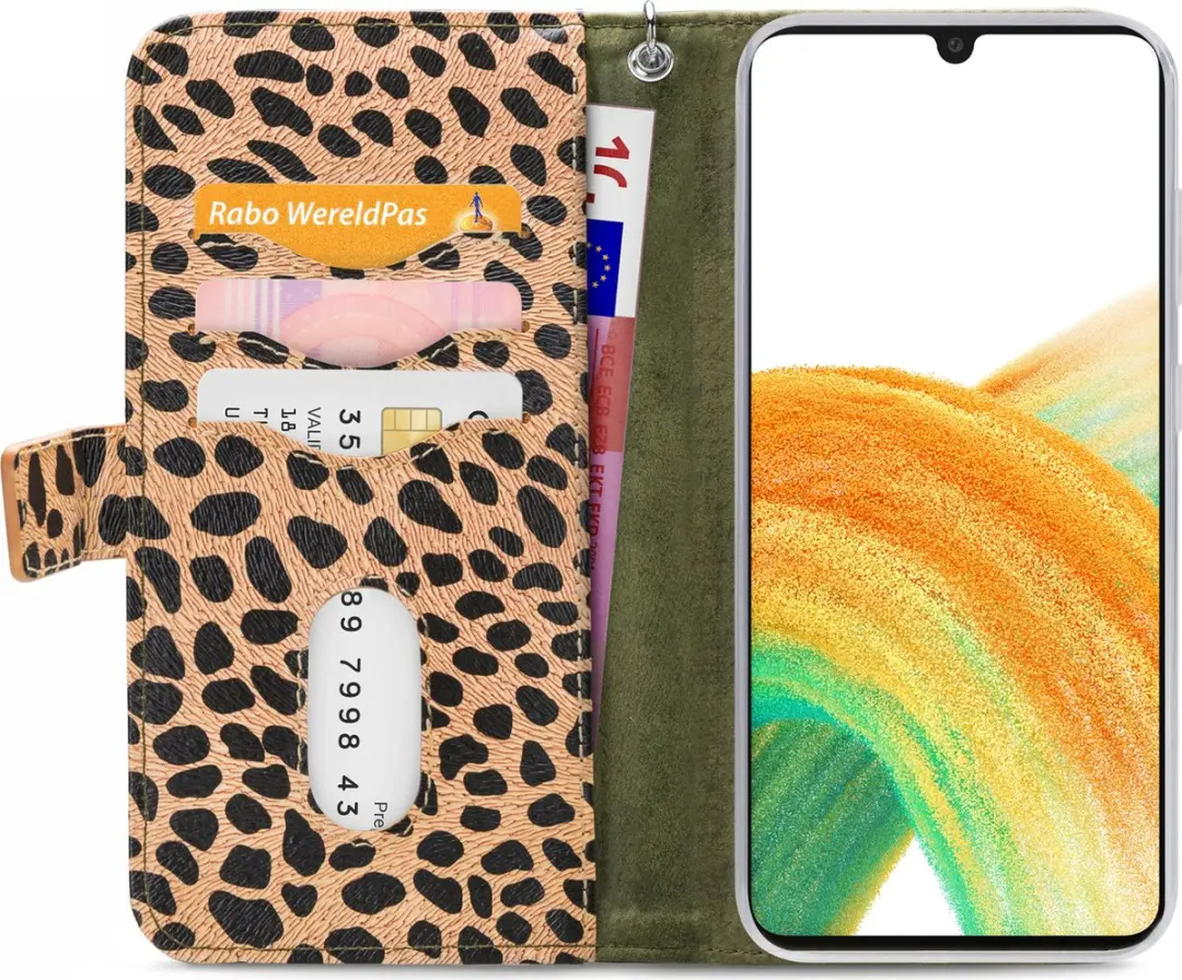 Mobilize Samsung Galaxy A33 5G Hoesje mpn-8718256966279 - Luipaard Donker Groen