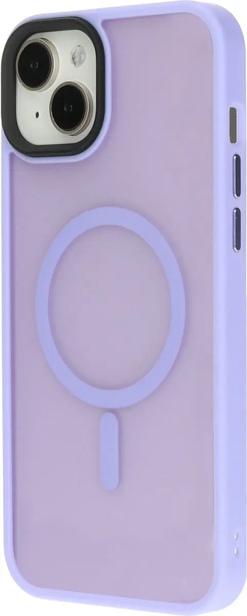 Mobiparts Hoesje iPhone 15 Plus MP-124409 - MagSafe - Roze Paars
