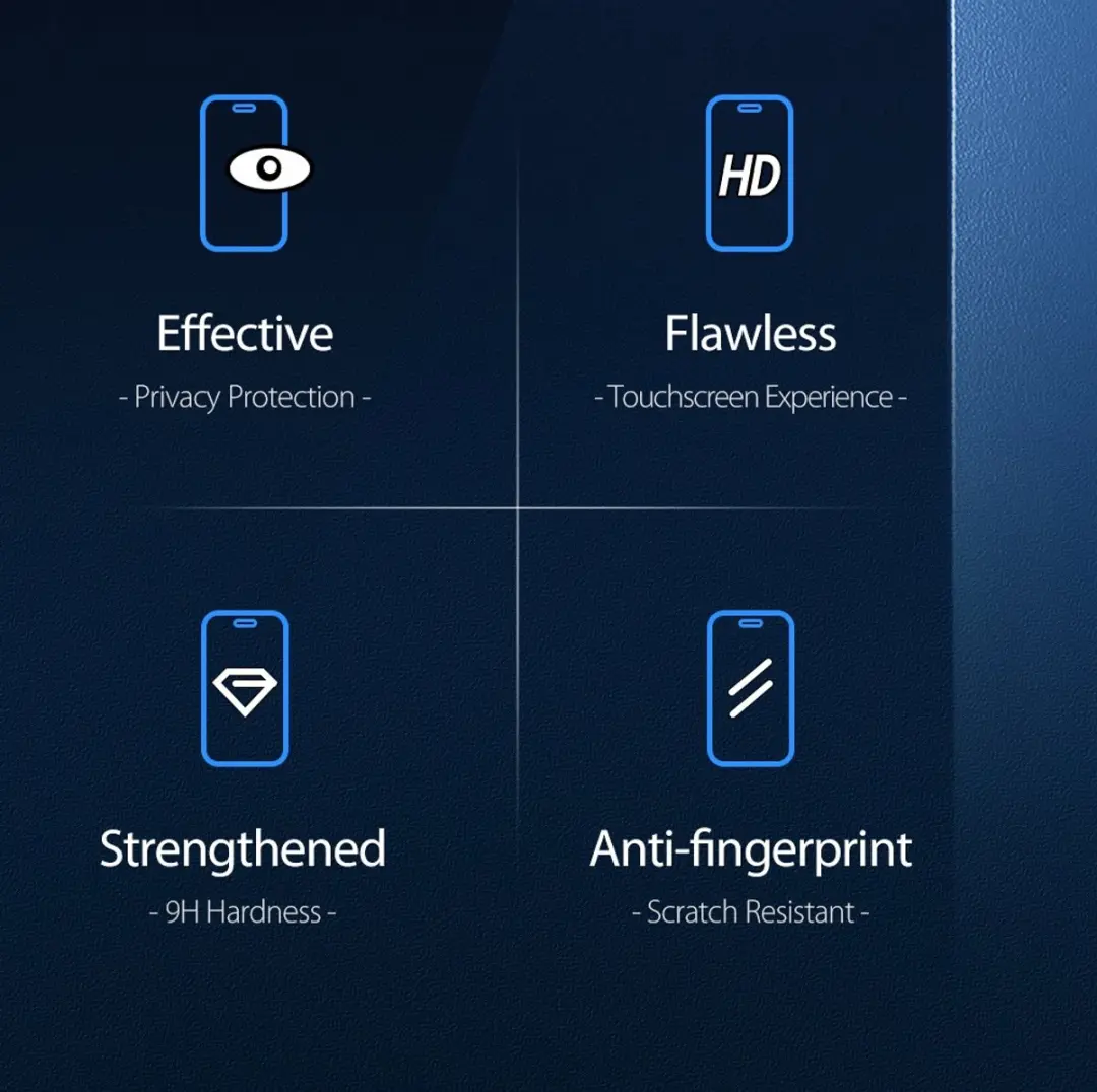 Dux Ducis Gehard Privacyglas Samsung Galaxy S25 - Volledig Scherm