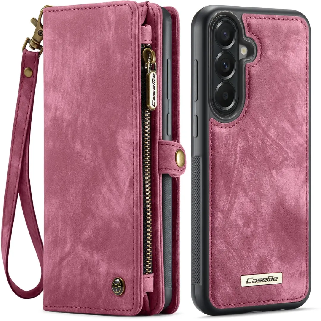 Caseme 008 Hoesje Samsung Galaxy A37 - 2-in-1 Book Case & Portemonnee - 8 Pasjes - Pink