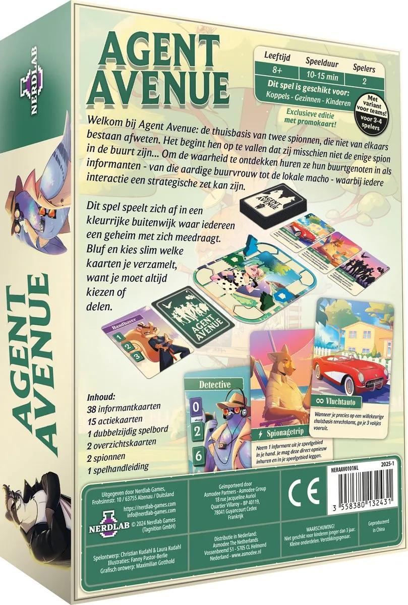 Asmodee Agent Avenue Bordspel - 2-4 Spelers