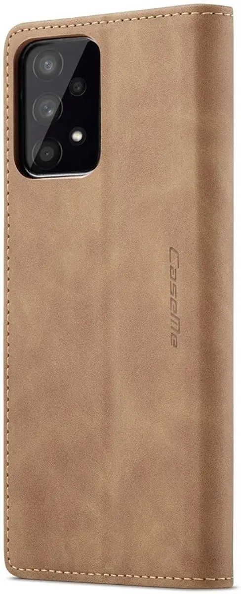 Caseme 013 Hoesje Samsung Galaxy A53 - Bruin