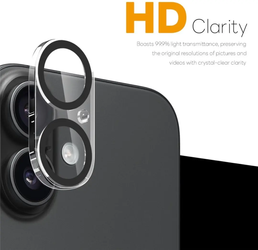 NORTHJO 9H Tempered Glass Camera Lens Protector - iPhone 17 - 2 Stuks