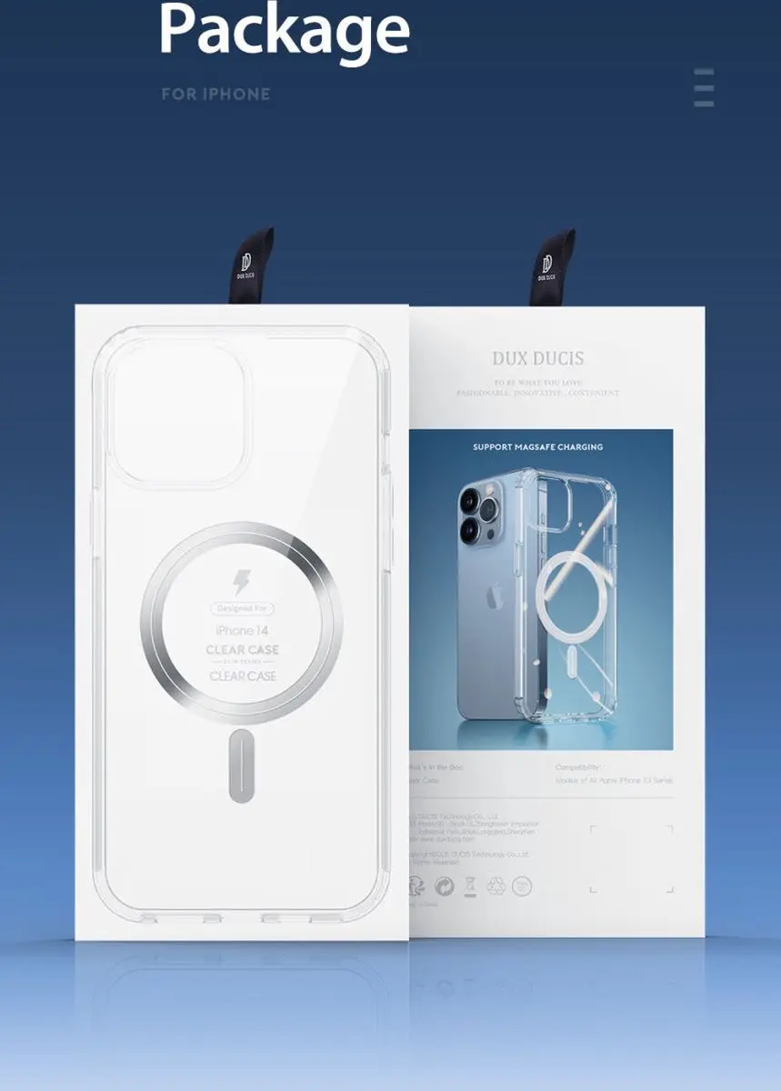 Dux Ducis Clin Back Cover iPhone 14 - Transparant