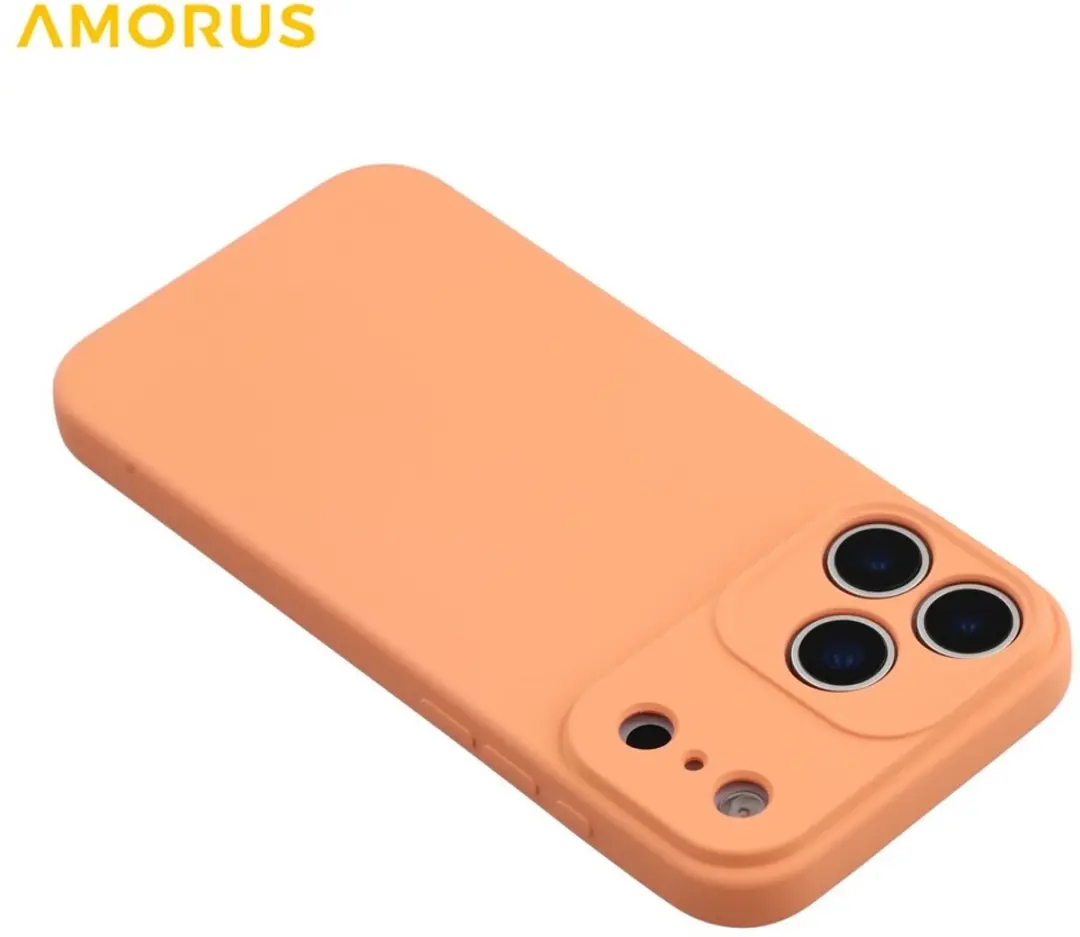 Amorus iPhone 17 Pro Hoesje - Peach - afbeelding 6 van 6