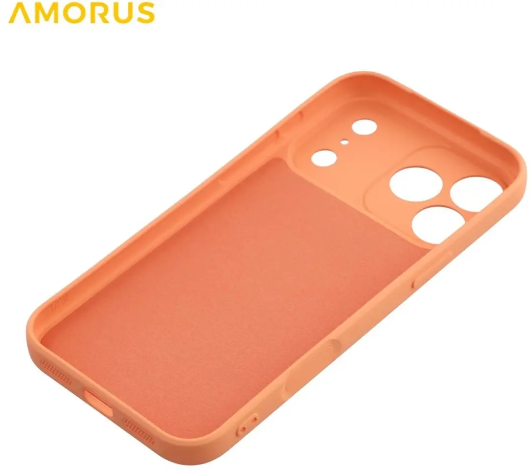 Amorus iPhone 17 Pro Hoesje - Peach
