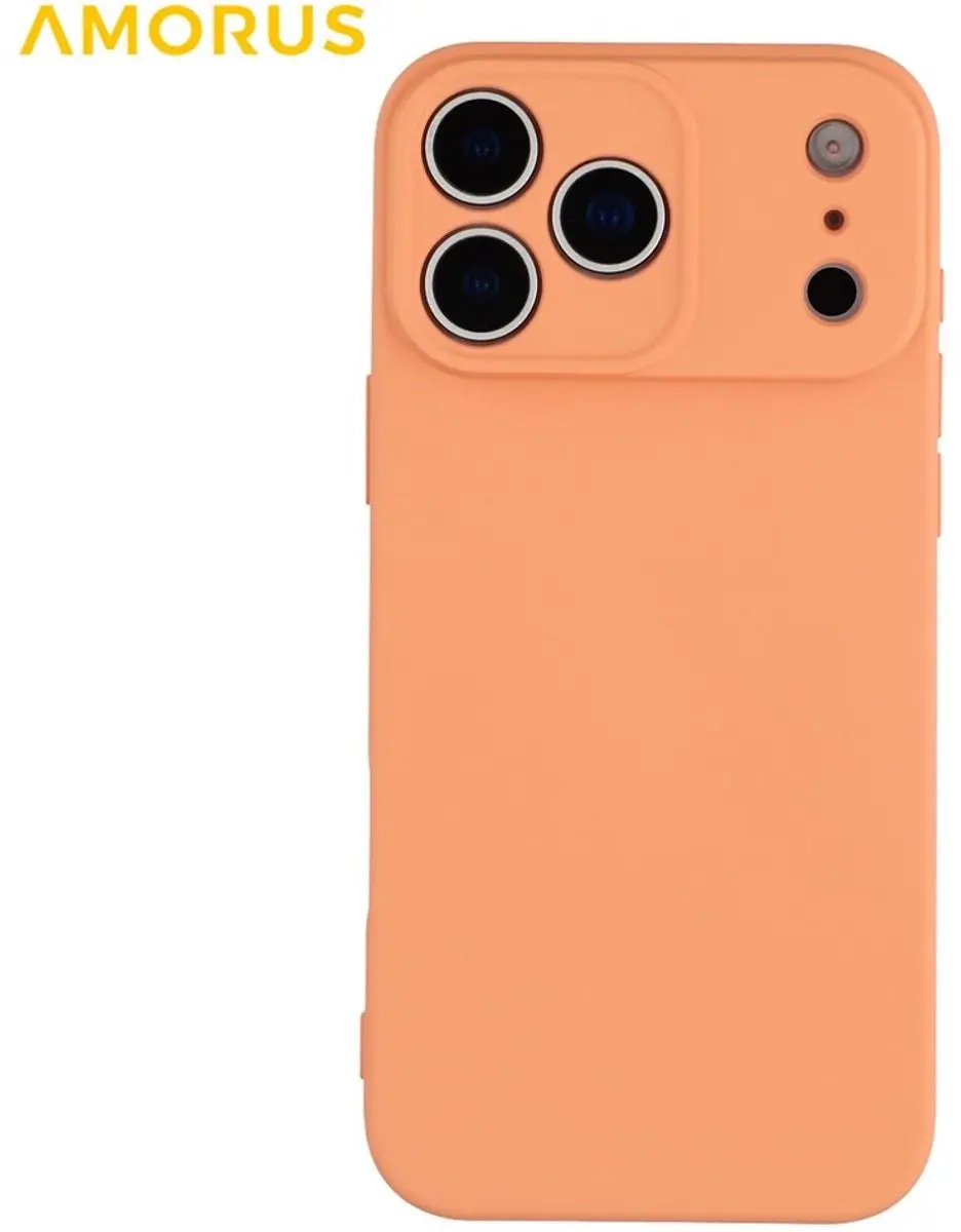 Amorus iPhone 17 Pro Hoesje - Peach