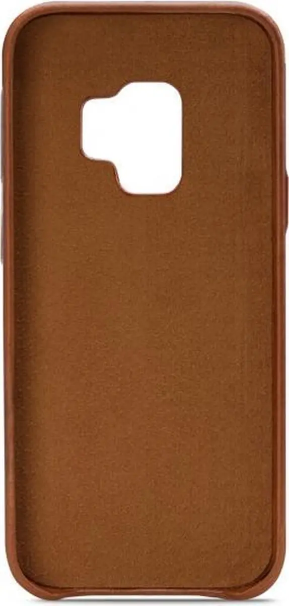Senza Desire Cardslot Galaxy S9 Hoesje - Echt Leer Cognac - LEACVR1054