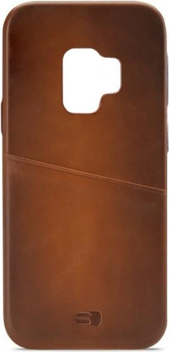 Senza Desire Cardslot Galaxy S9 Hoesje - Echt Leer Cognac - LEACVR1054