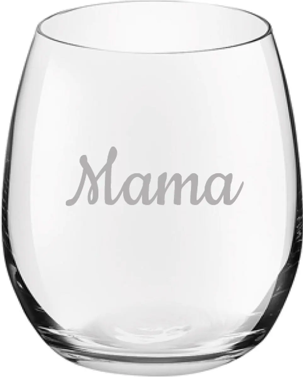 Gegraveerde Drinkglas 39cl Mama