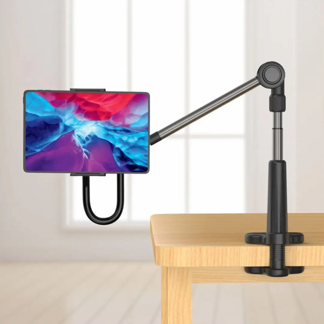 Fixed Relax Tabletstandaard - 360° Draaibaar - Zwart - afbeelding 6 van 6