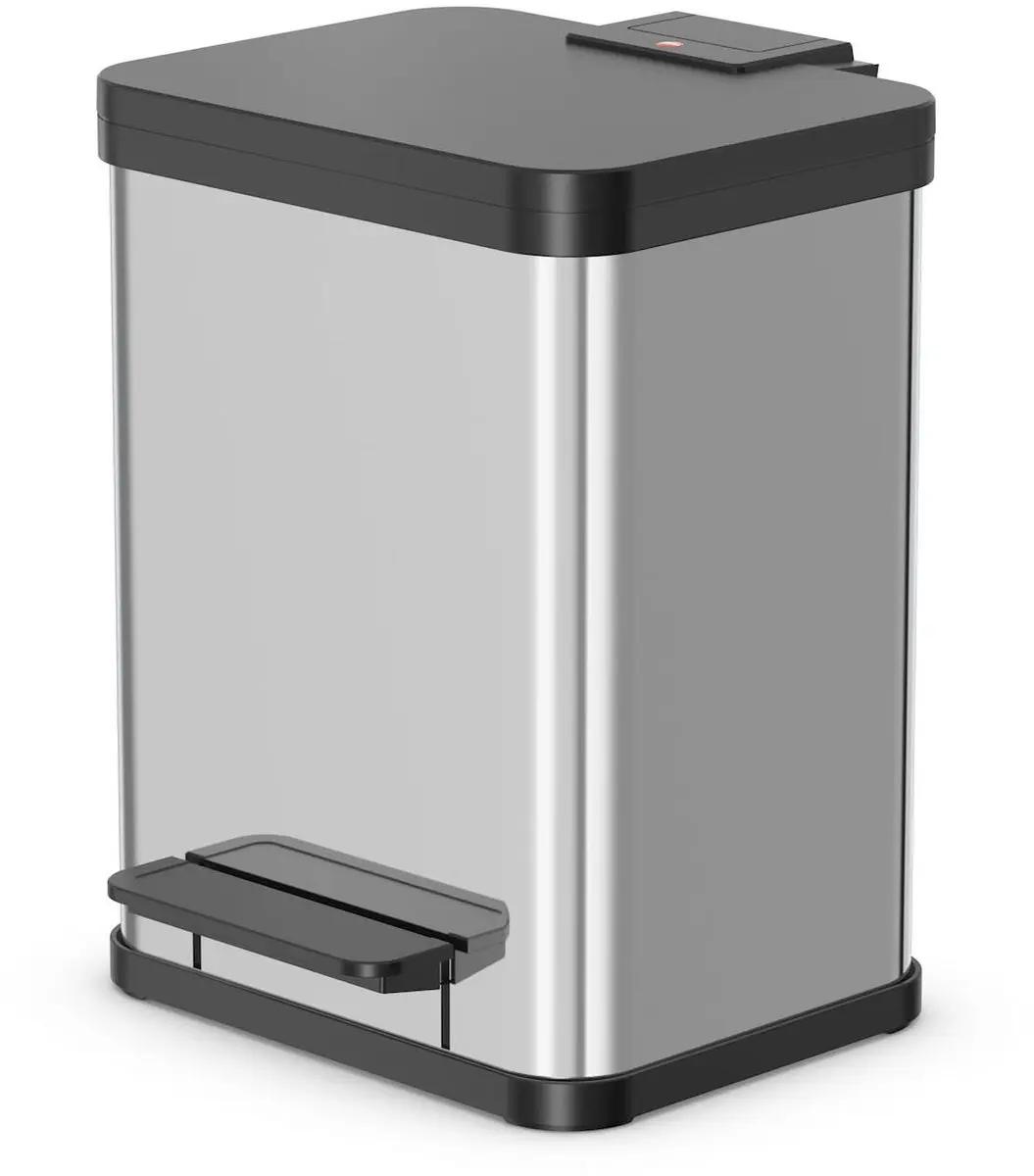 Hailo Öko Duo Plus M Prullenbak 2x9L RVS