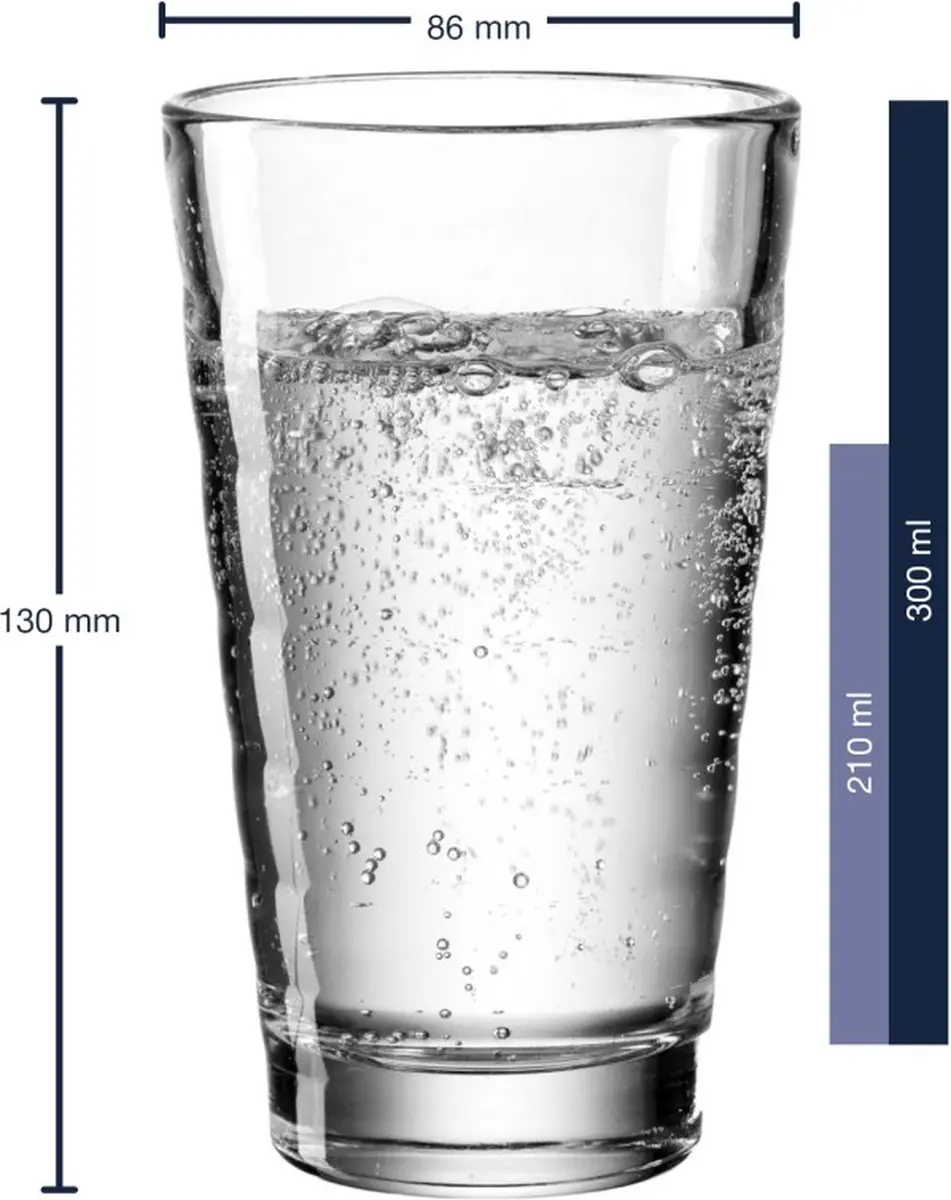 Leonardo ONDA Drinkglazen Set 12-delig - 0.30L