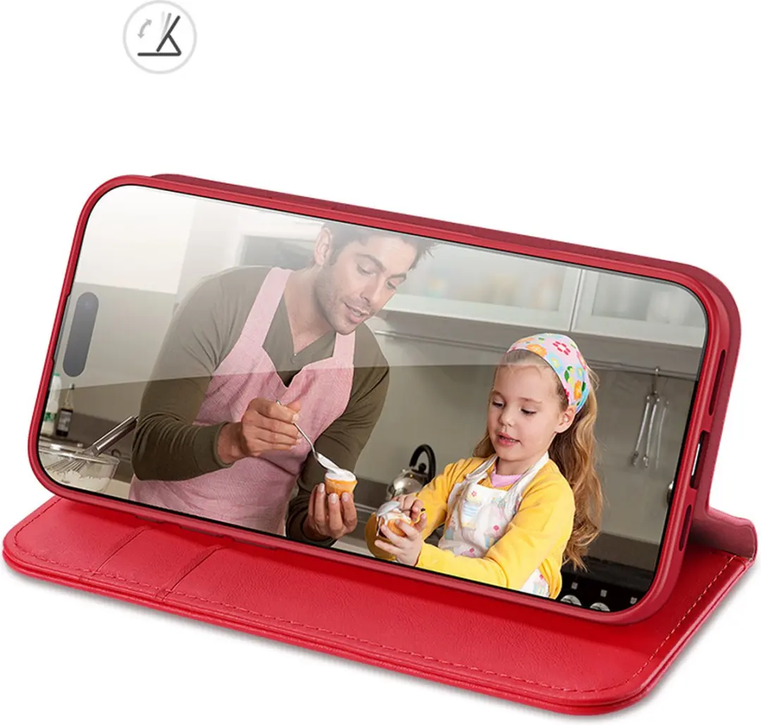 Dux Ducis Hivo Series iPhone 16 Plus Hoesje - Rood