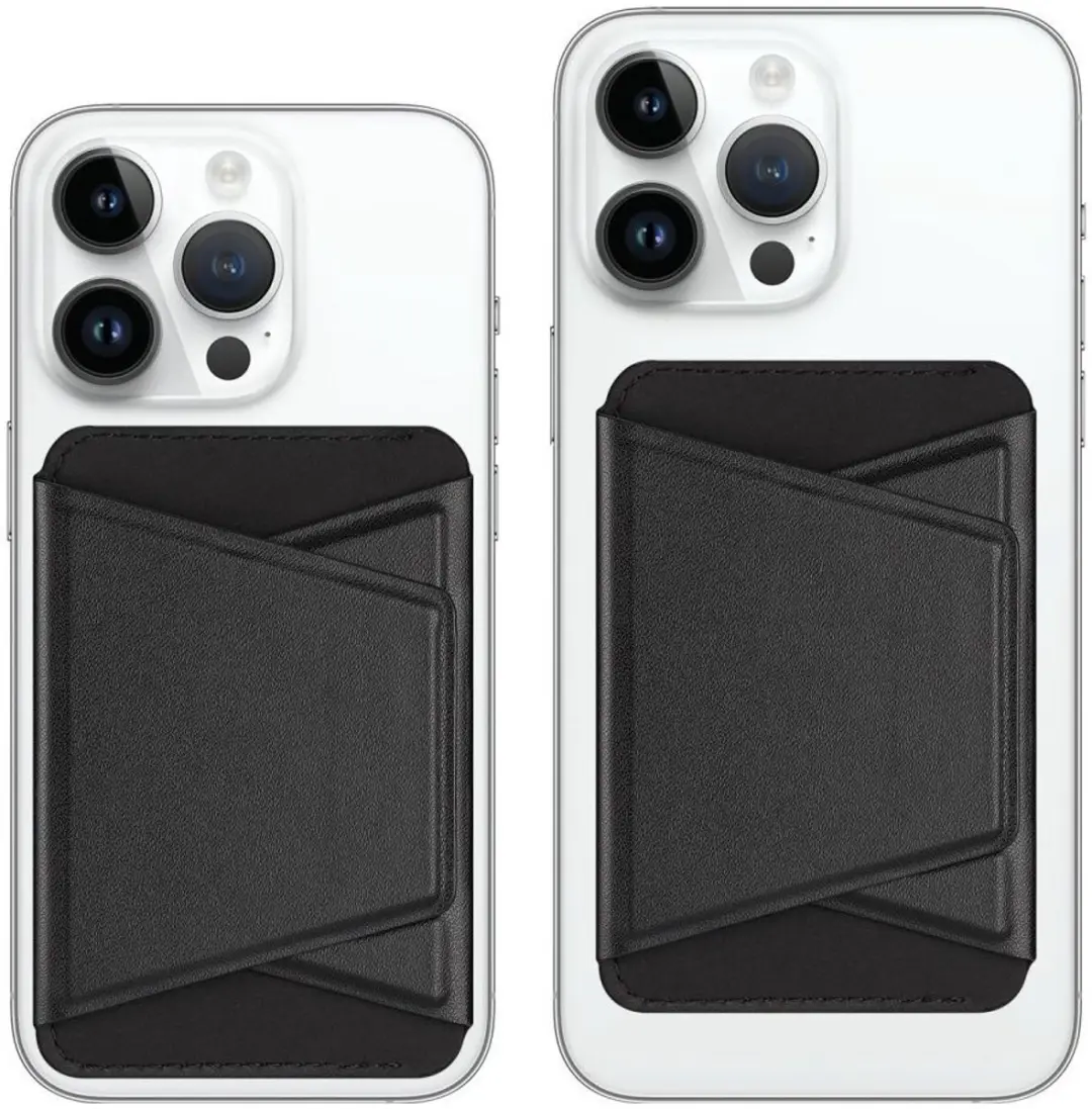 Dux Ducis Pasjeshouder iPhone 12 Magnetisch - 3 Pasjes - Zwart