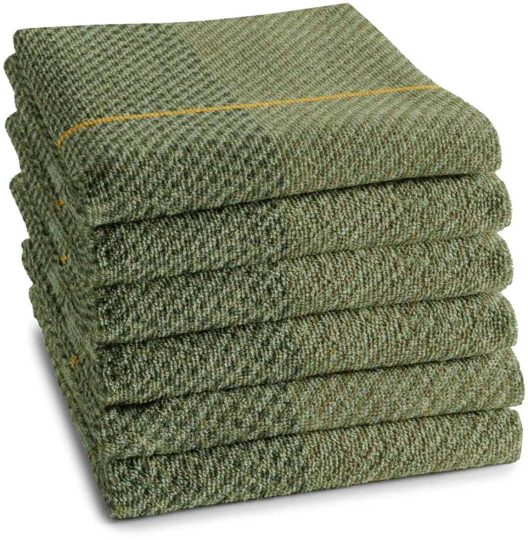 DDDDD Blend Keukendoek 50x55cm - 6 Stuks Olijfgroen
