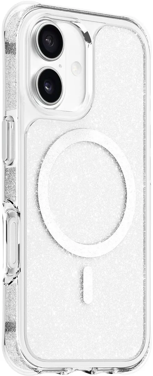Laut Aero Sparkle iPhone 17 Hoes - Crystal Clear - MagSafe - L_IP25A_AS_SL