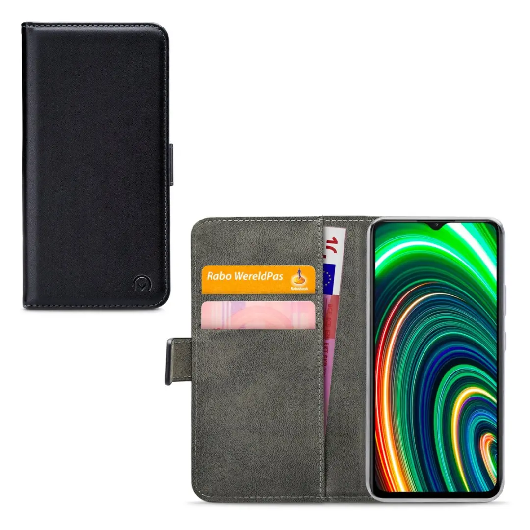 Mobilize Classic Gelly Wallet Bookcase Realme C25Y - Pasjeshouder - Zwart