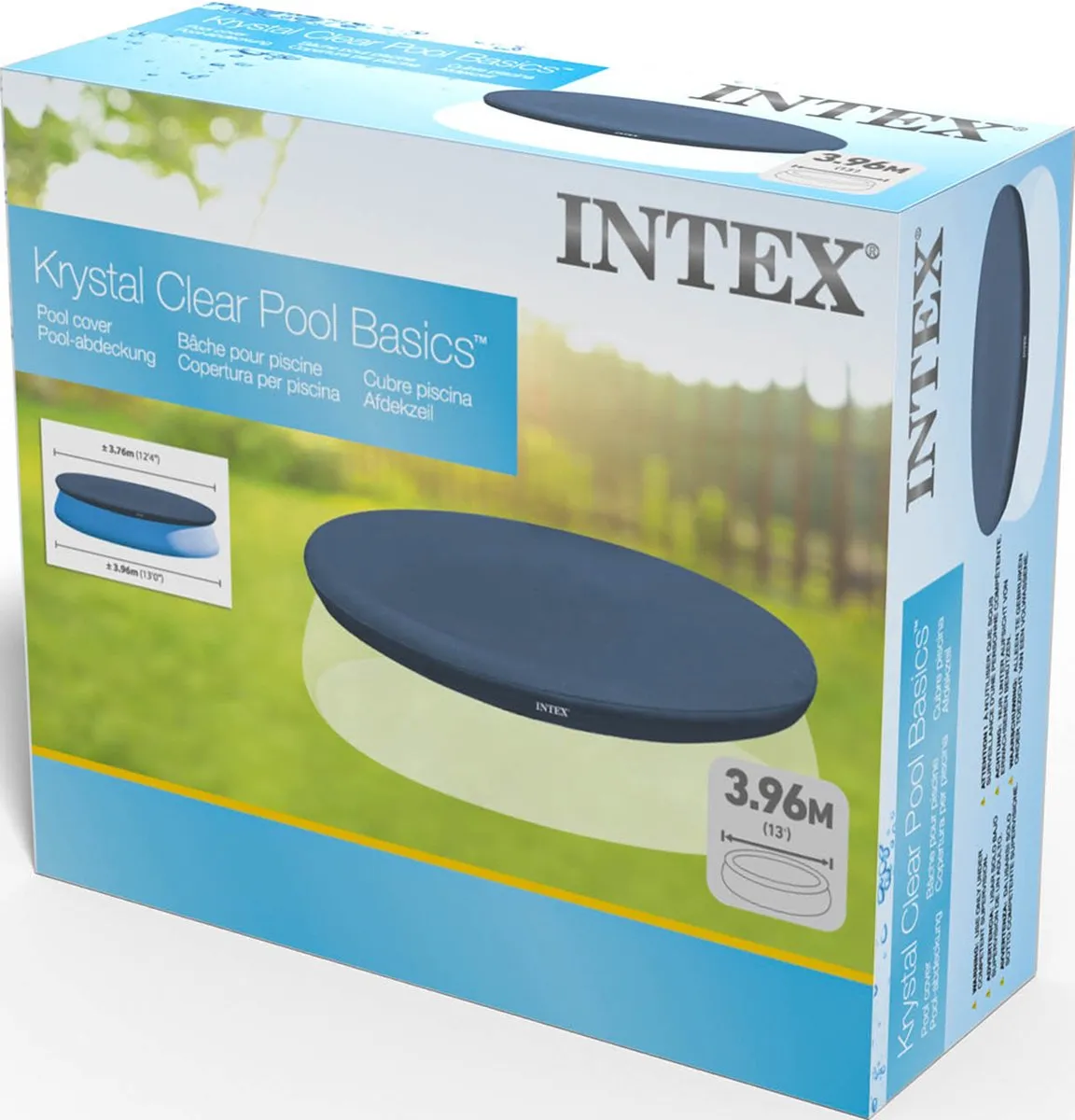 Intex Zwembad Afdekzeil Ø396cm Easy Set - Donkerblauw