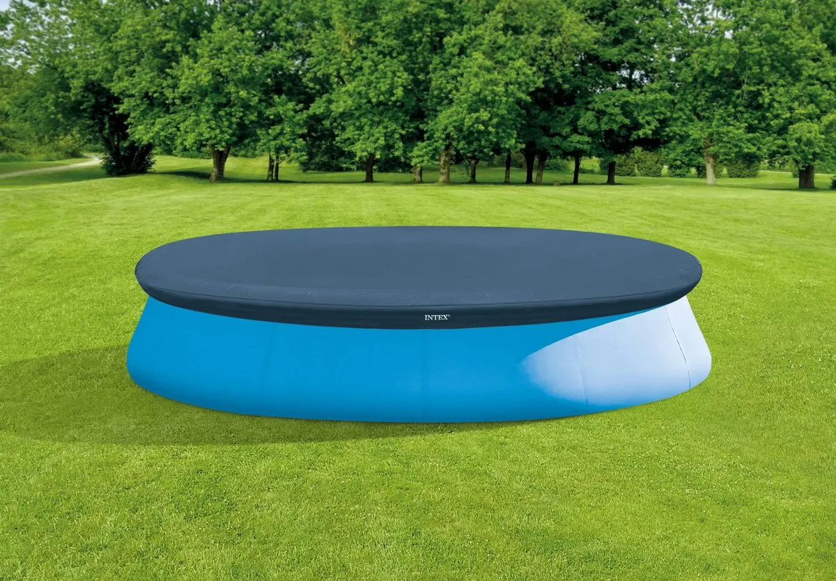 Intex Zwembad Afdekzeil Ø396cm Easy Set - Donkerblauw