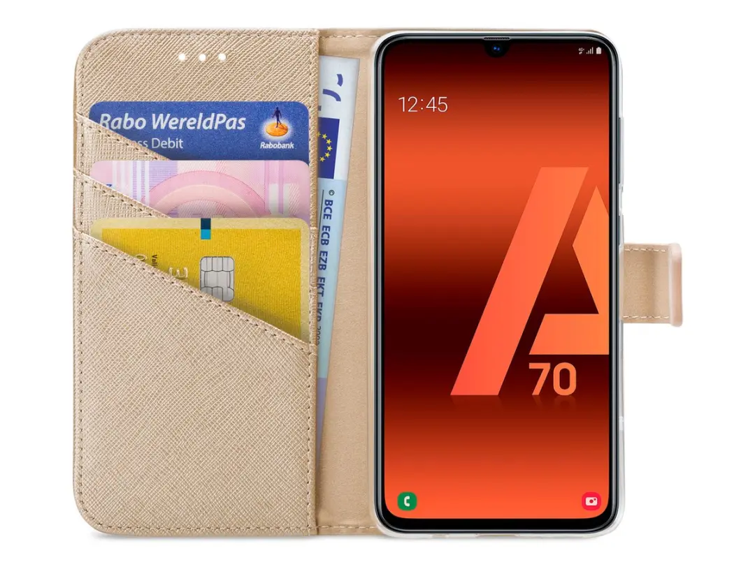My Style MSFWLT1112 Telefoonhoesje Samsung Galaxy A70 - Goud