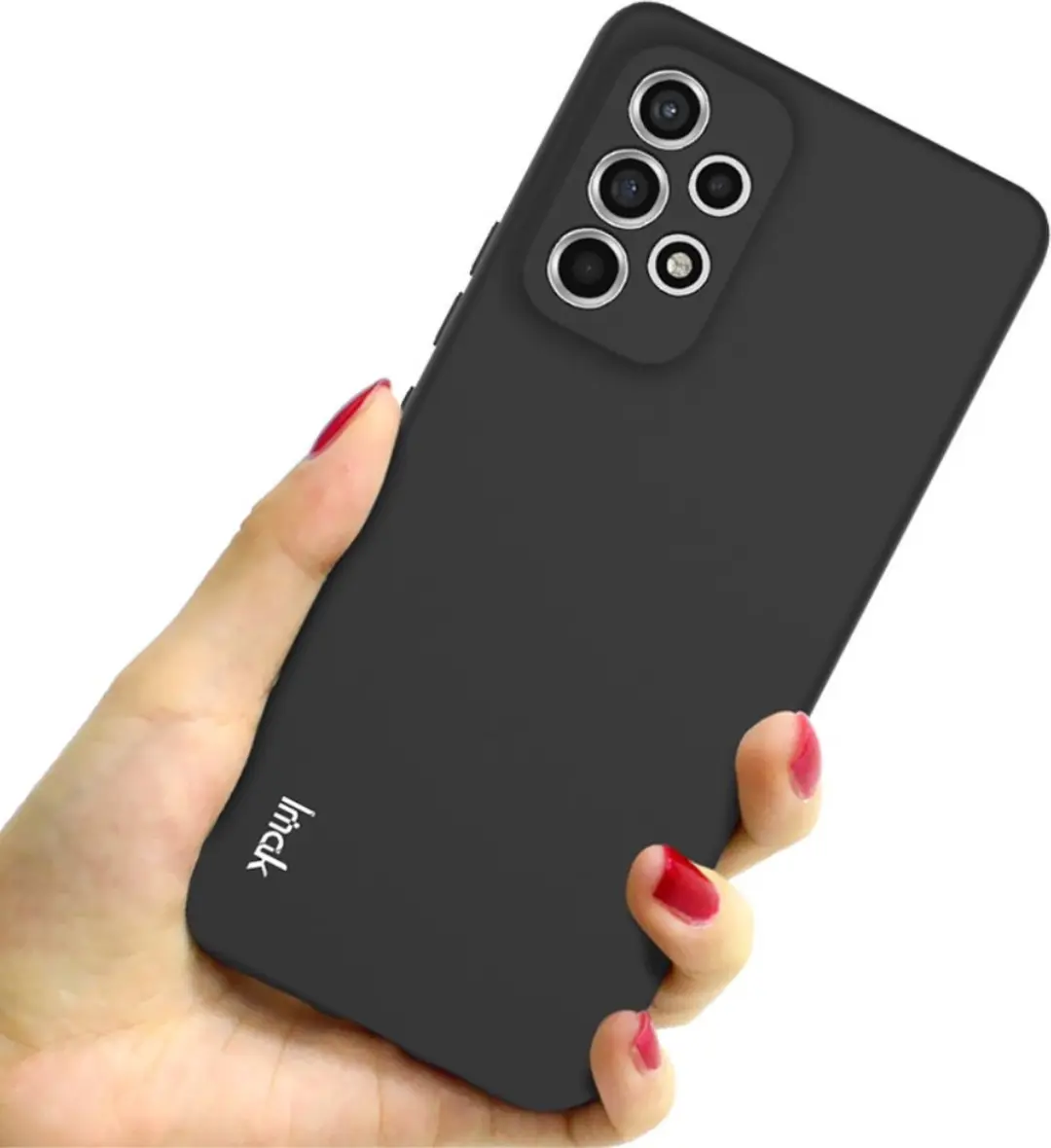 Imak Slim-Fit TPU Hoesje Samsung Galaxy A53 - Zwart