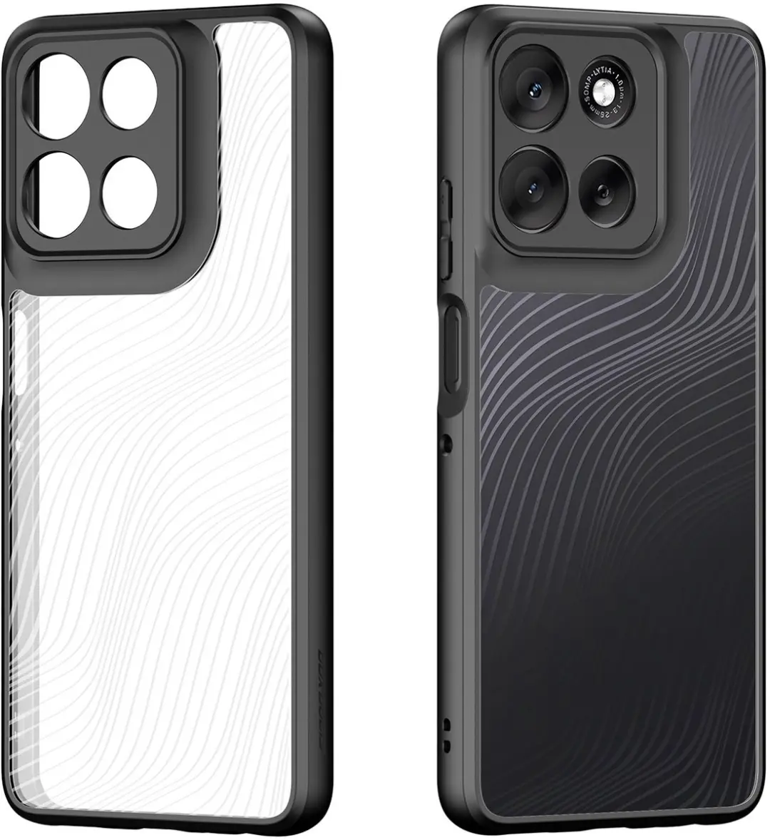 Dux Ducis Aimo Series Hoesje Moto G56 - Transparant Zwart - afbeelding 6 van 6