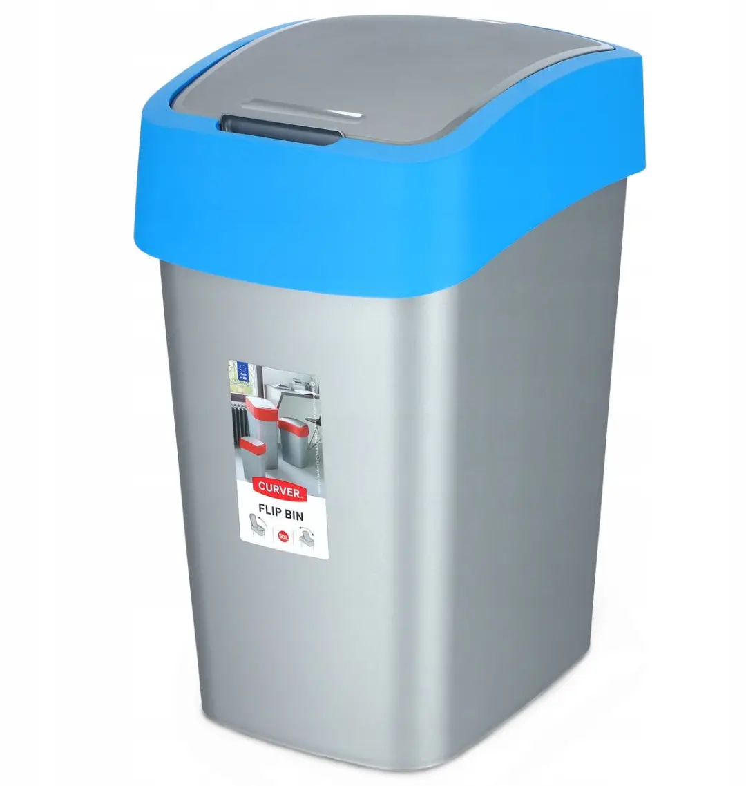 Curver Flip Bin Serie 45L Prullenbak