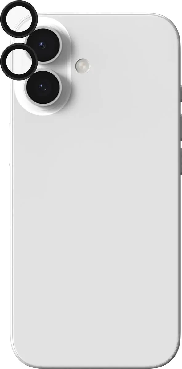 ZAGG Glass Elite Camera Rings iPhone 16/16 Plus/17 - Zwart