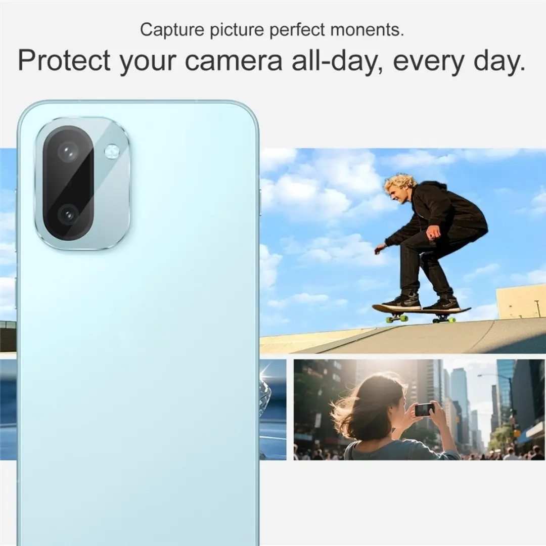 Imak Camera Lens Protector OnePlus 15R - 9H Tempered Glass - Transparant