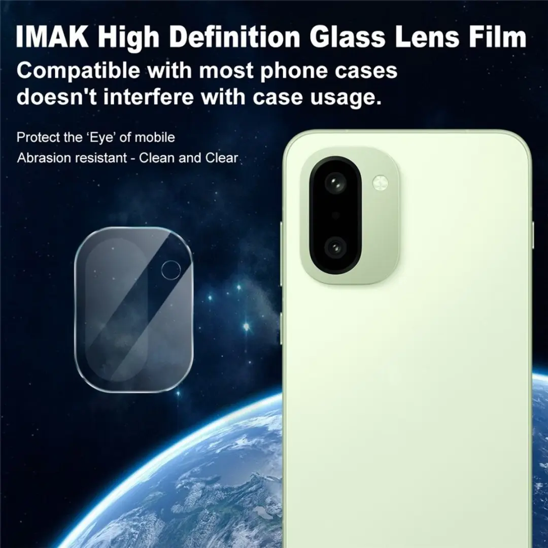 Imak Camera Lens Protector OnePlus 15R - 9H Tempered Glass - Transparant