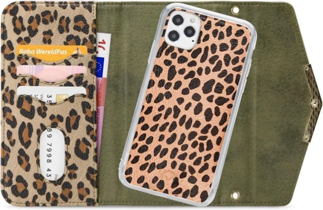 Mobilize iPhone 13 Pro Clutch Case - Luipaard Groen - MOB-CGL-IPH13PRO