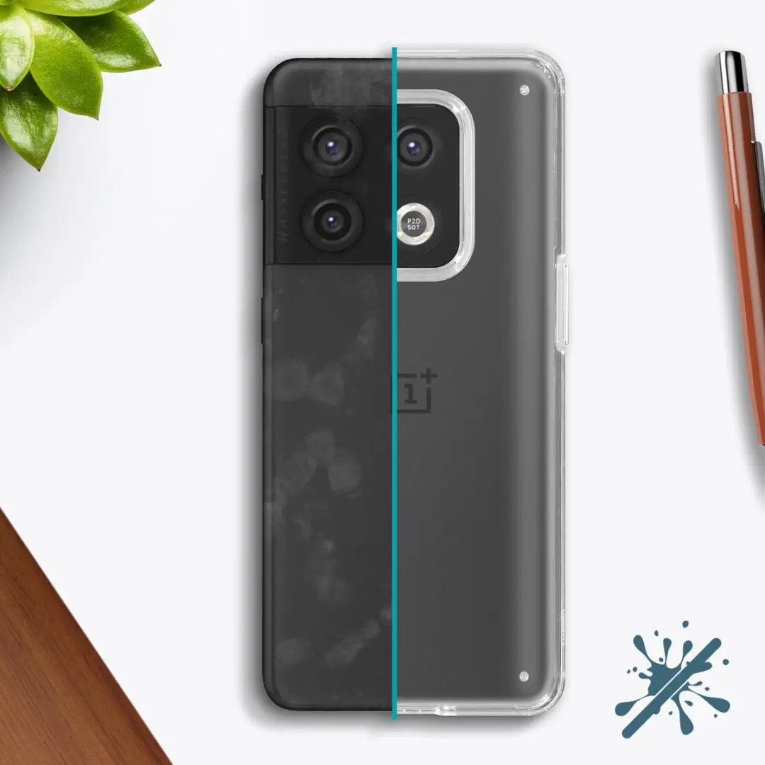 Imak Hoes OnePlus 10 Pro Bi-materiaal Transparant - TPCRYS-IMAK-OP10P