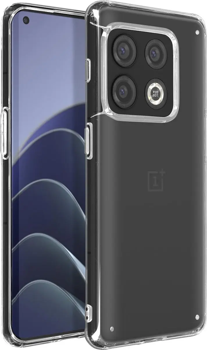 Imak Hoes OnePlus 10 Pro Bi-materiaal Transparant - TPCRYS-IMAK-OP10P