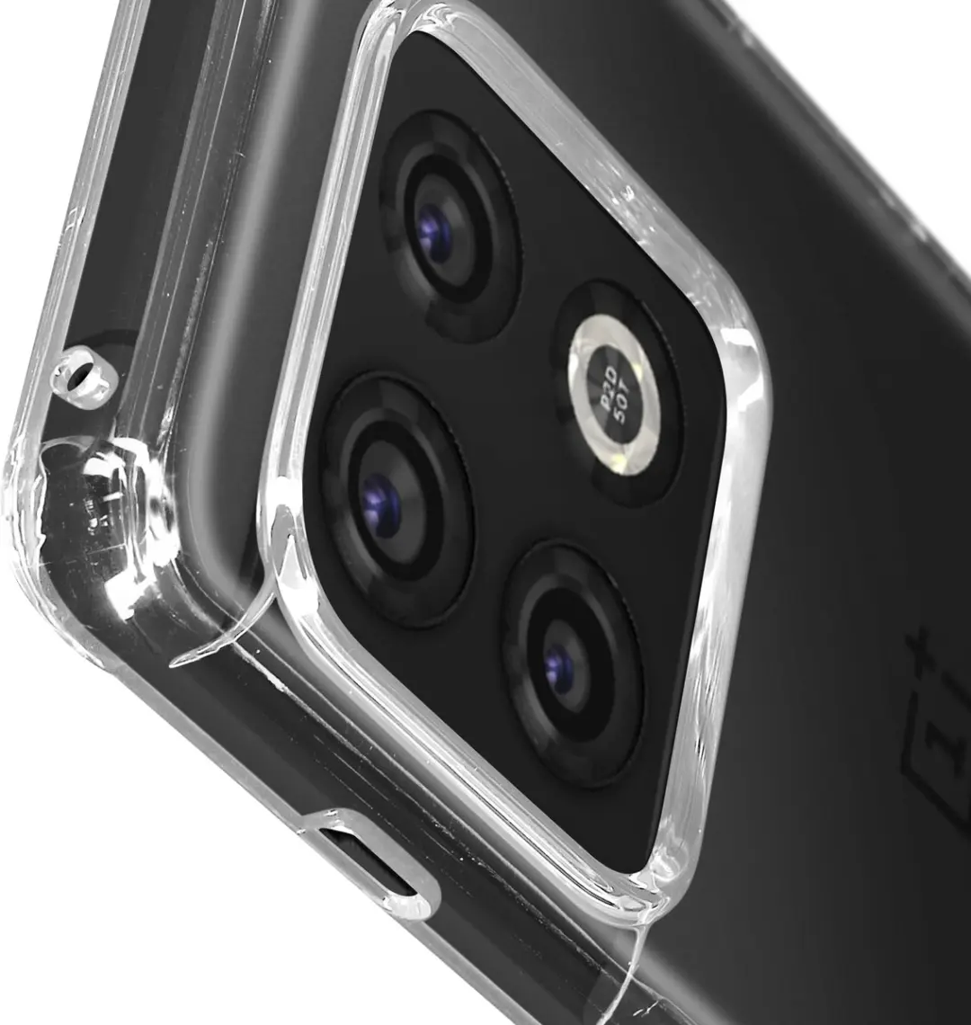 Imak Hoes OnePlus 10 Pro Bi-materiaal Transparant - TPCRYS-IMAK-OP10P