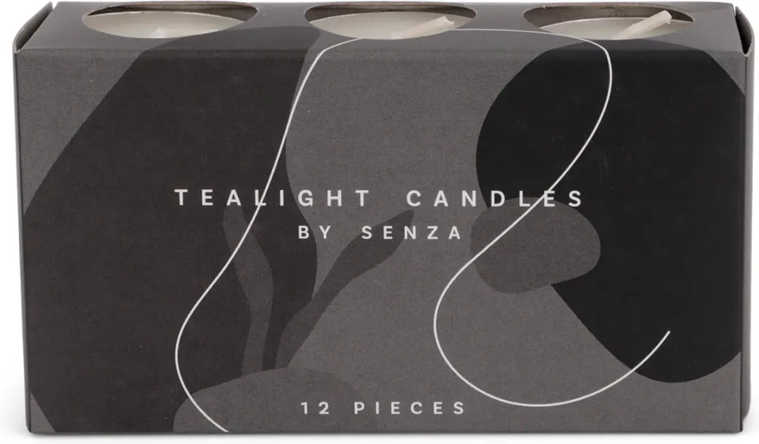 Senza Set Theelichtjes 12 Stuks - Wit