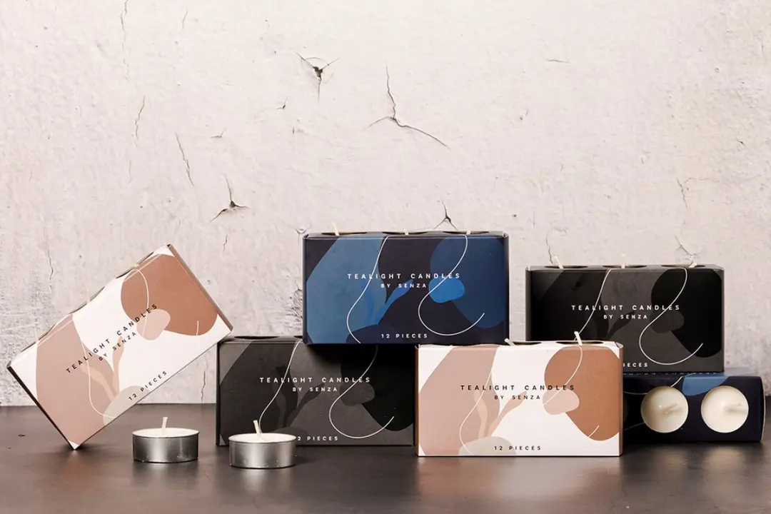 Senza Set Theelichtjes 12 Stuks - Wit