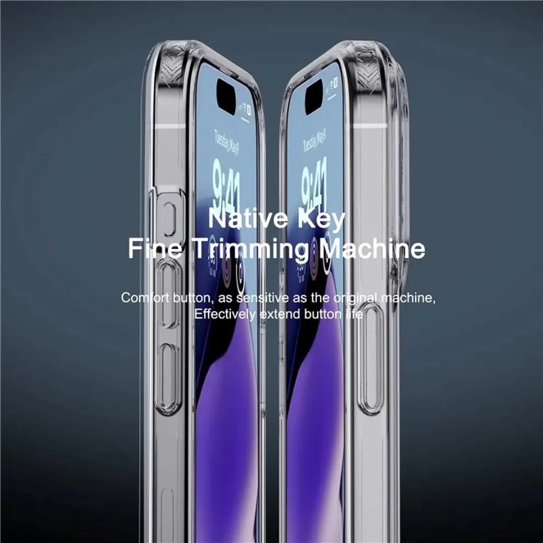 IPAKY iPhone 15 Pro Backcover - Transparant