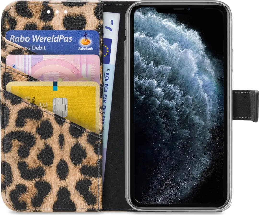 My Style MSFWLT1120 Telefoonhoesje iPhone 11 Pro - 3 Pasjes - Bruin