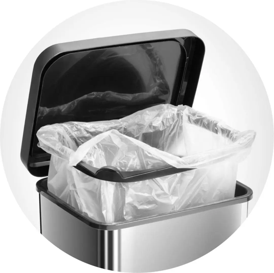 Rotho Paso Pedaalemmer 20L - Zilver