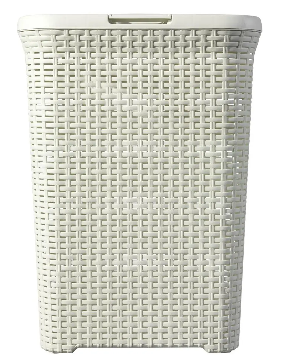 Curver Style Wasmand met deksel 40L - Vintage wit