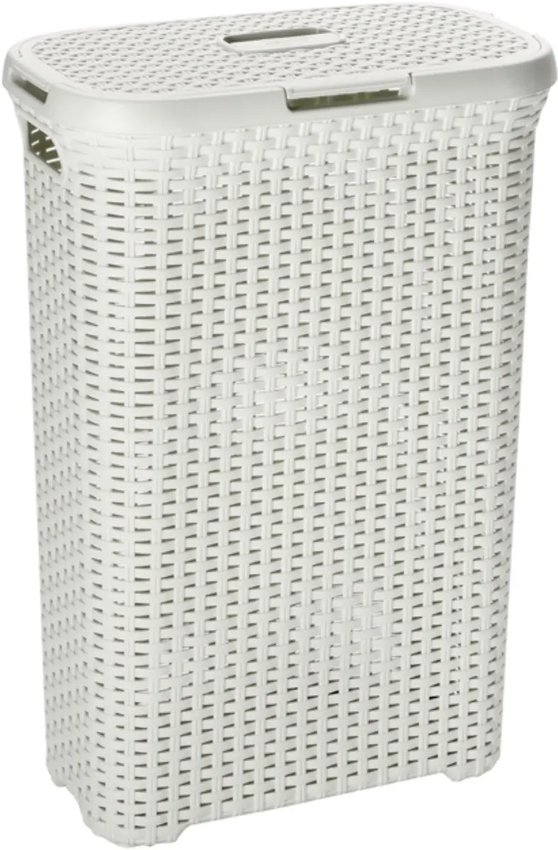 Curver Style Wasmand met deksel 40L - Vintage wit