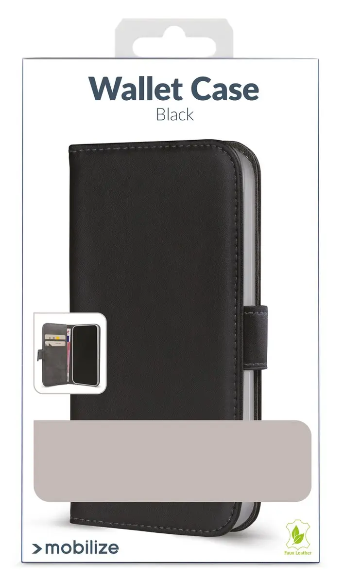 Mobilize OnePlus 9 Pro Bookcase Hoesje MOB-CGWBCB-OP9PRO - 4 Pasjes - Zwart